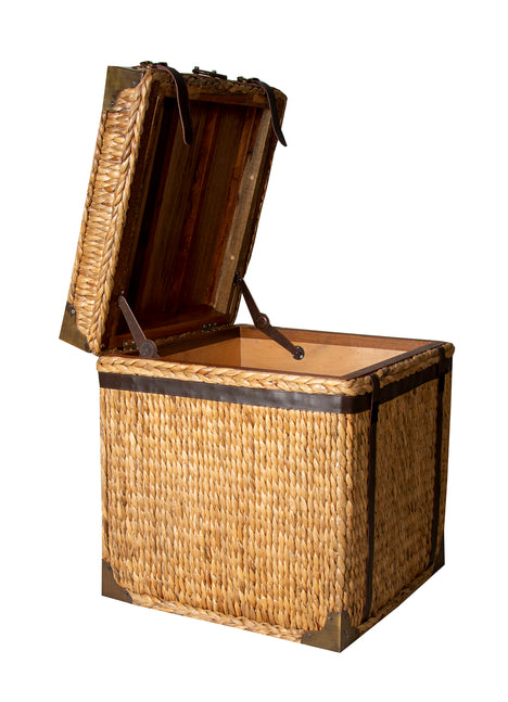 Seagrass Side Table w/Storage