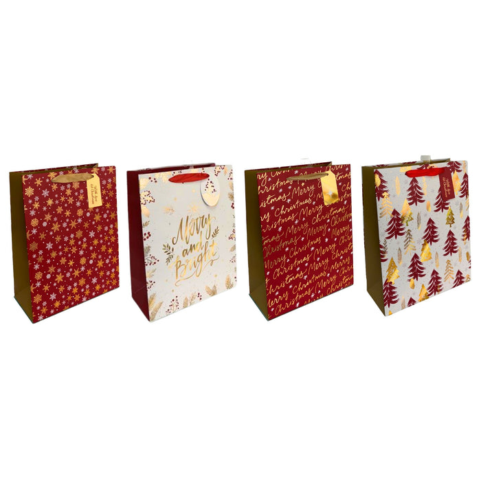 Merry & Bright Paper Christmas Bag