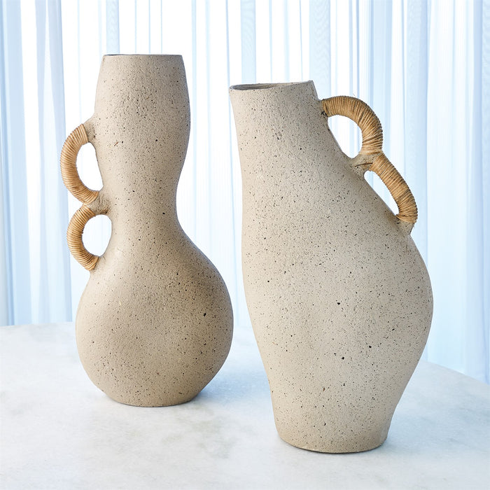 Hourglass Vase - Sandstone