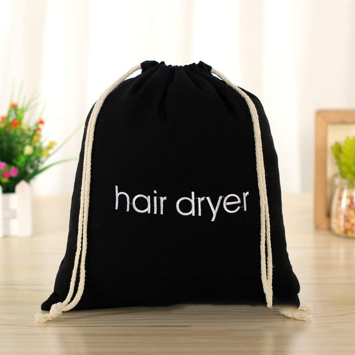 Hair Dryer Black Travel Bag