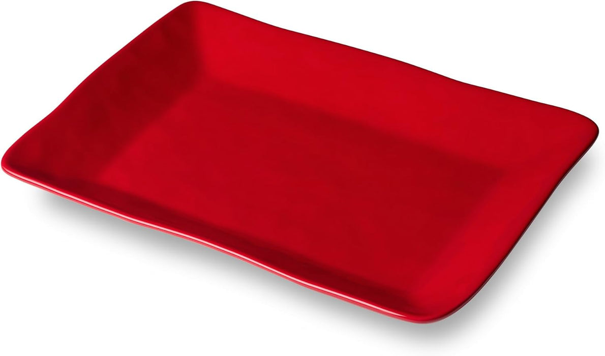 Berry Red Rectangular Platter