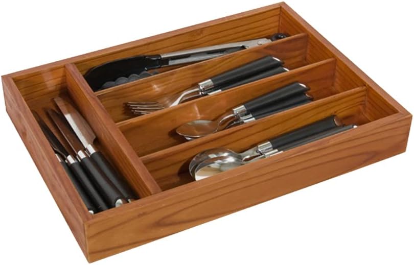 Pine Cutlery Tray