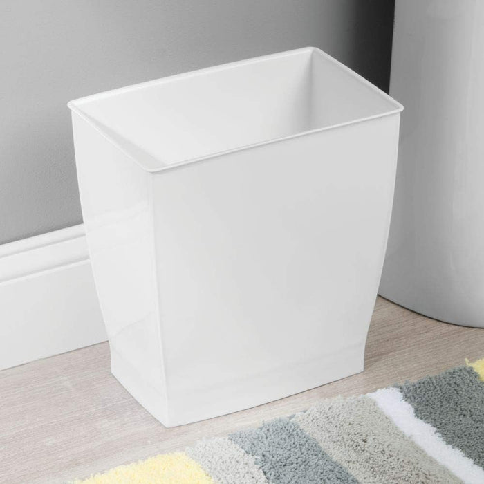 InterDesign Mono Rectangular Can - White