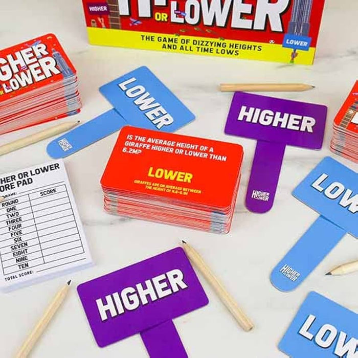 Higher Or Lower Game Trivia