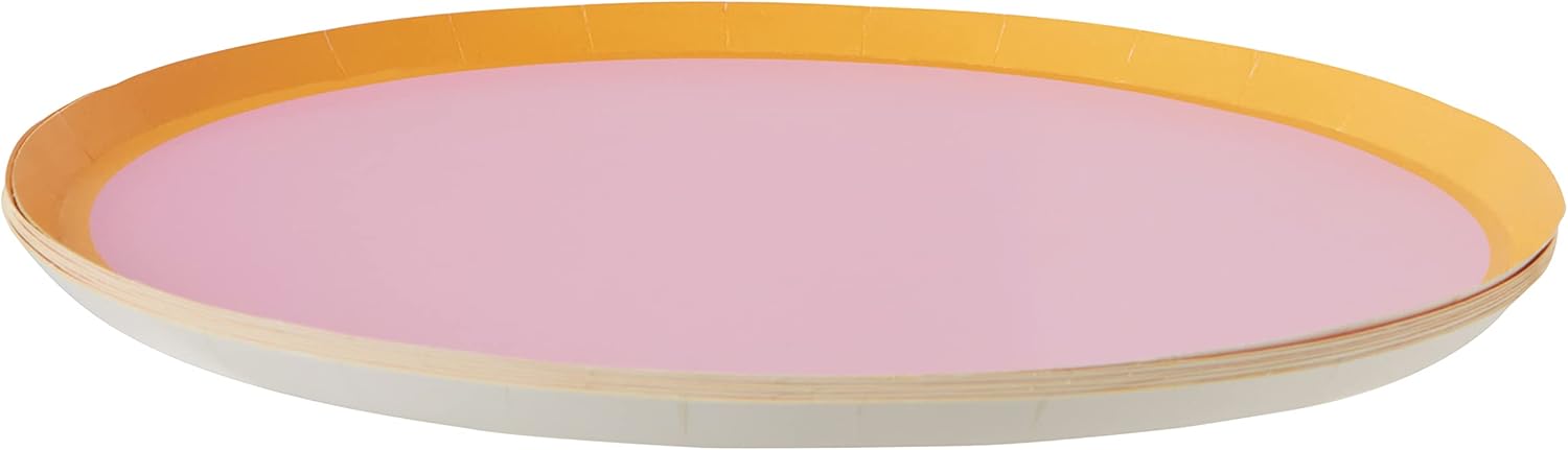 8pk. Kailo Lavender & Orange Disposable Dinner Plates