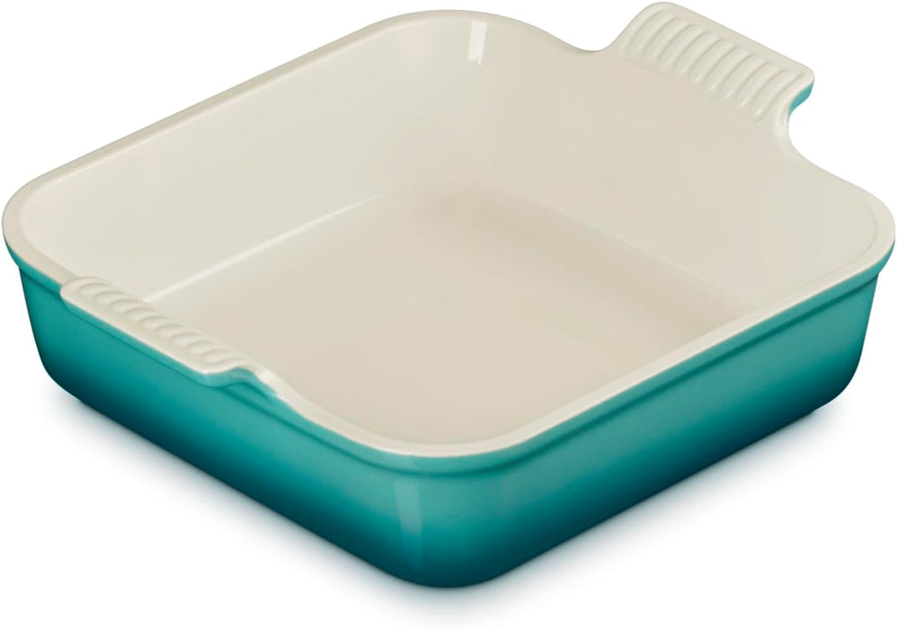 3Qt. Heritage Square Baking Dish - Bleu Riviera