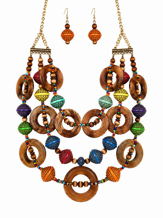 Bohemian Layered Necklace Set