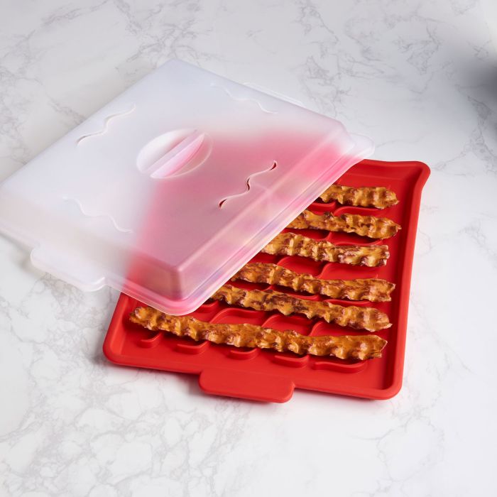 Microwave Bacon Tray w/Cover