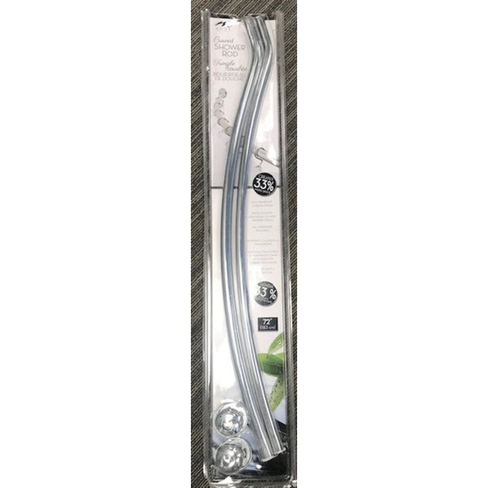 Curved Shower Curtain Rod - Chrome