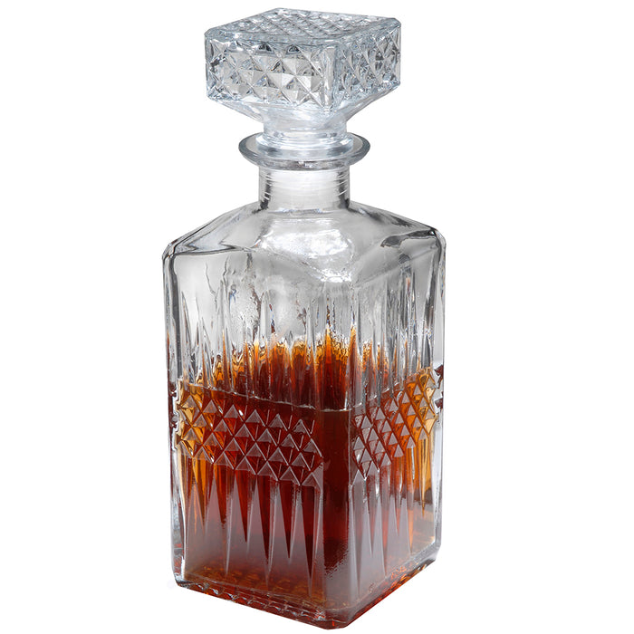 Diamond Decanter Bottle With Lid