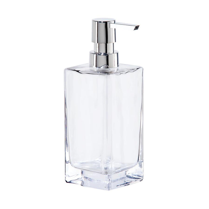 Tall Glass Soap Pump