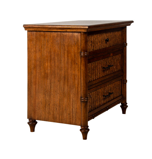 3 Drawer Nightstand - Spice Island