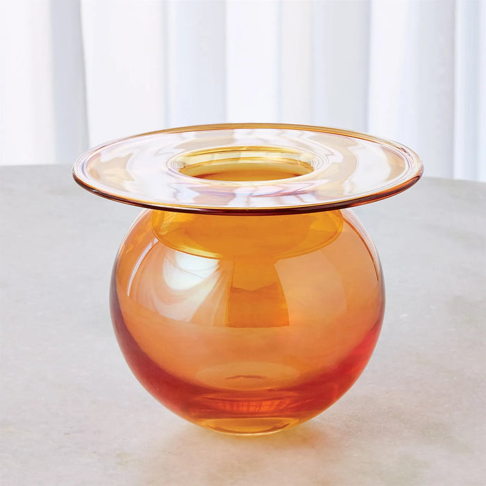 H20 Vase - Luster Orange, Large
