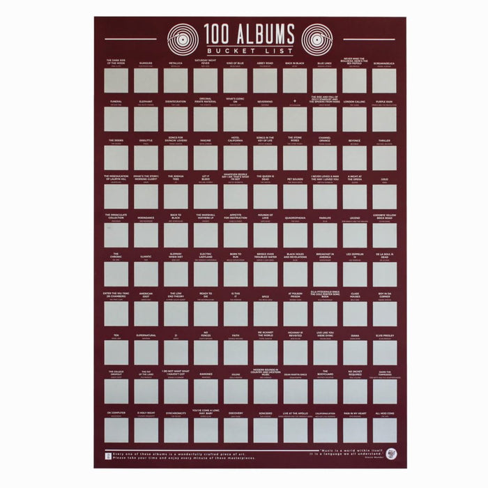 100 Albums Bucket List