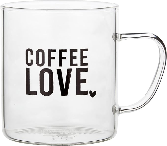 Coffee Love Glass Mug