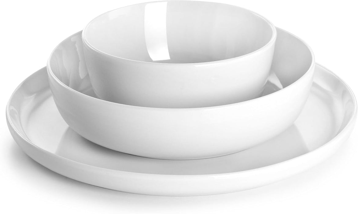 Avisala 12pc. Double Bowl Dinnerware Set