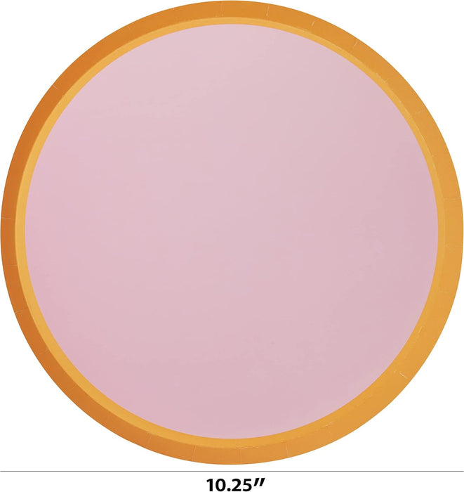 8pk. Kailo Lavender & Orange Disposable Dinner Plates