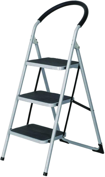 3 Step Folding Deluxe Ladder