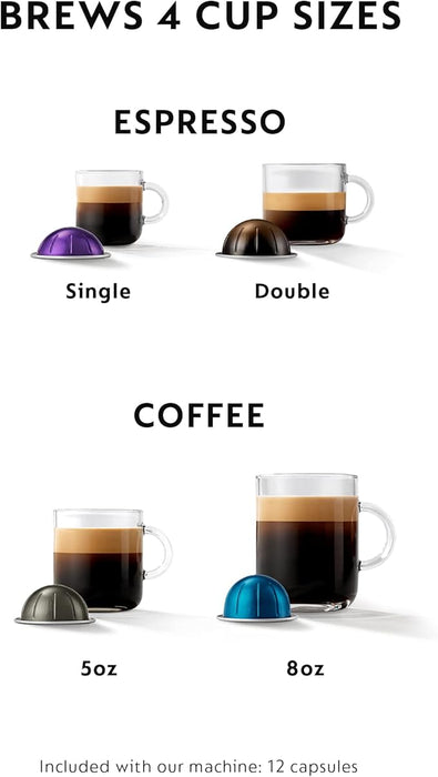 Nespresso Vertuo Next Coffee & Espresso Machine - Rose Gold