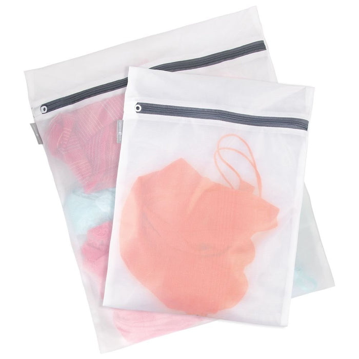 White Mesh 2pc. Wash Bags