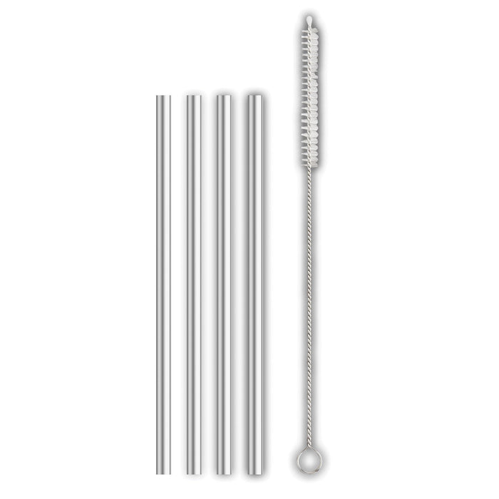 Cocktail Straws w/Brush Set
