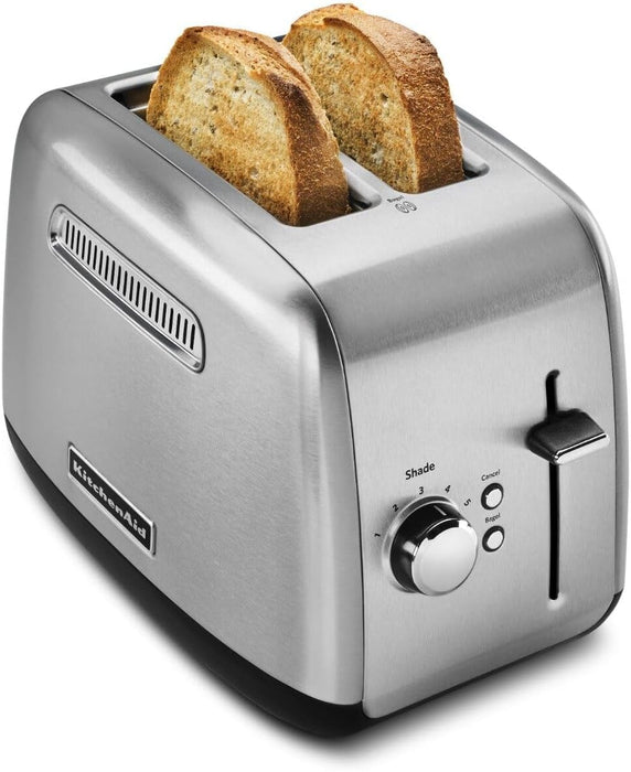 KitchenAid 2-Slice Brushed Stainless Steel Toaster