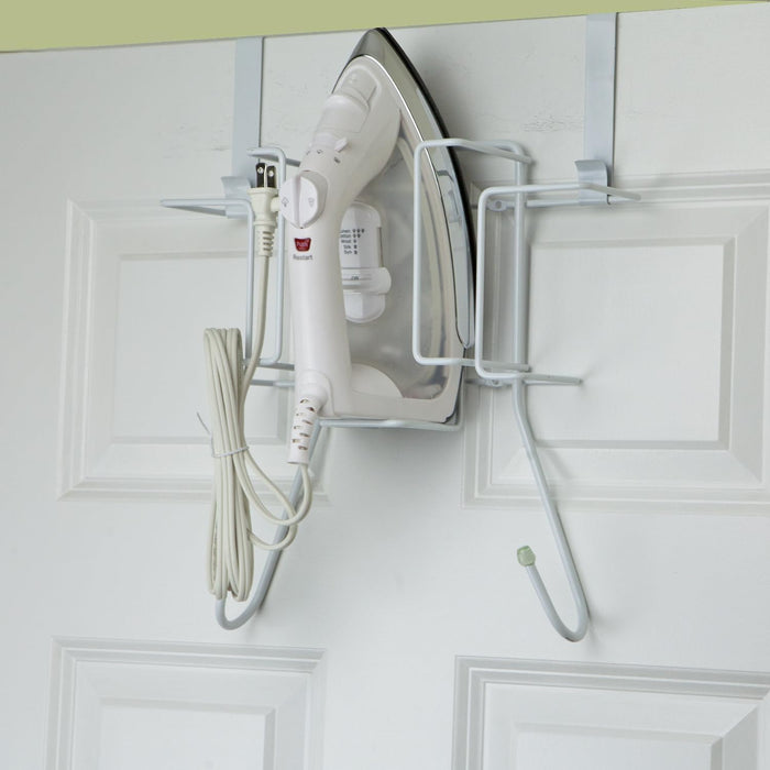 Over The Door Iron & Ironing Board Holder