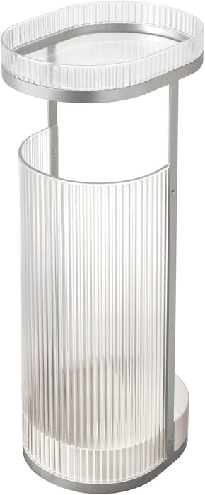 Fluted Toilet Tissue Holder w/Shelf