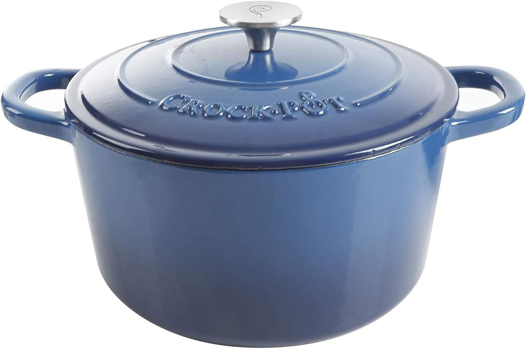 Crock Pot Artisan 5Qt. Dutch Oven w/Lid - Blue