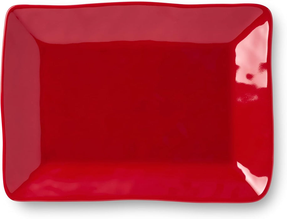 Berry Red Rectangular Platter