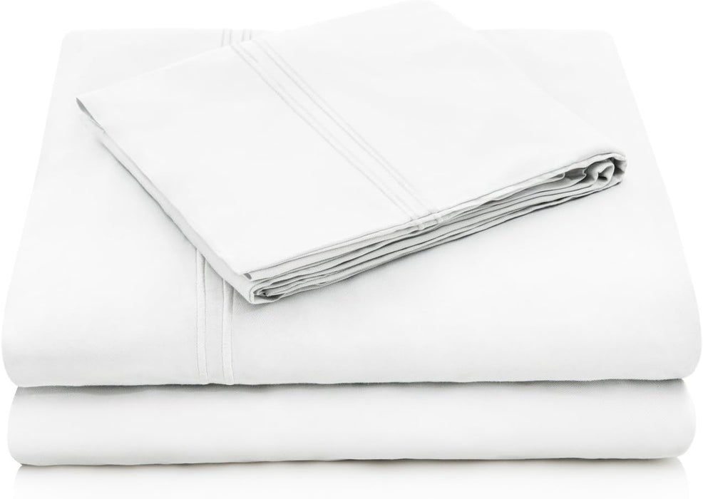 Rayon Bamboo Sheet Set - White