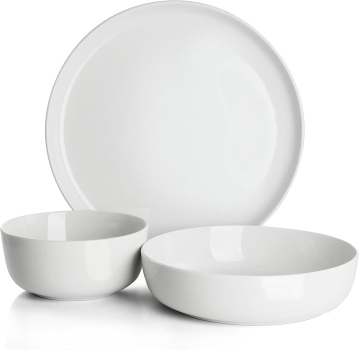 Avisala 12pc. Double Bowl Dinnerware Set