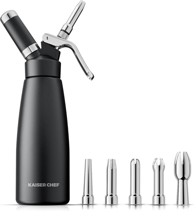 Kaiser Chef Whipped Cream Dispenser w/N20 Chargers