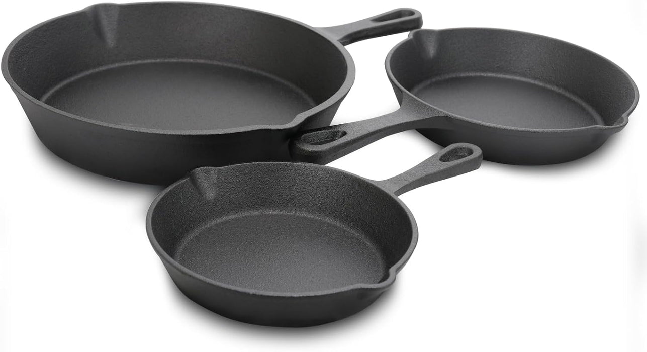 3pc. Addlestone Cast Iron Skillet Set