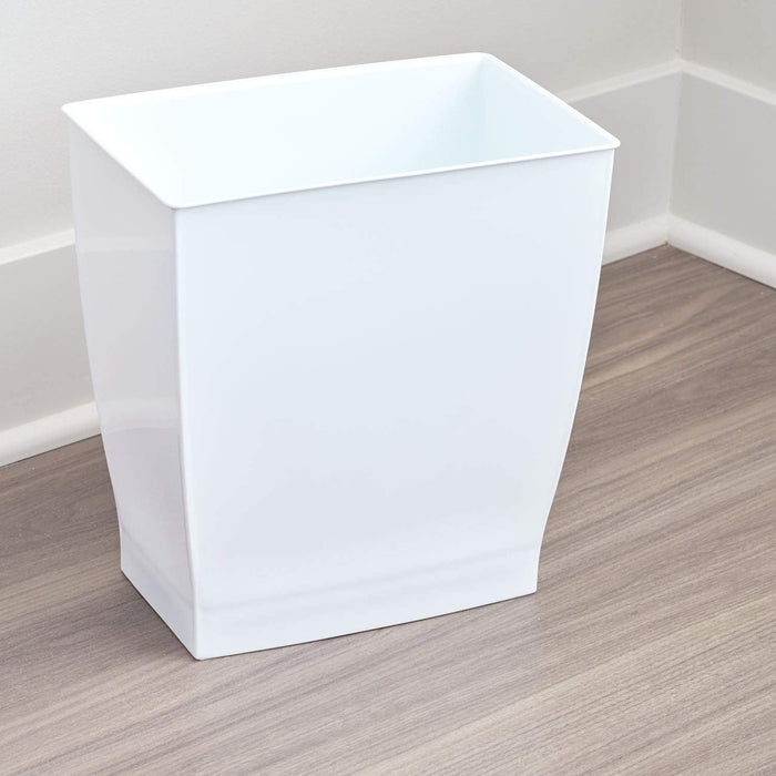 InterDesign Mono Rectangular Can - White