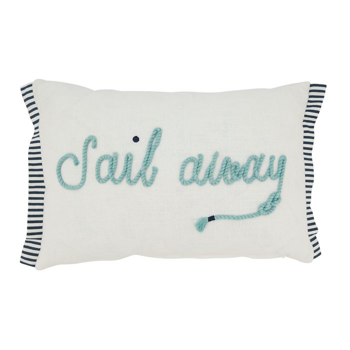 Sail Away Poly Filled Pillow