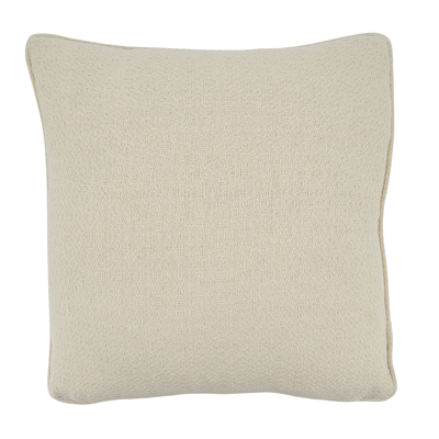 Flower Poly Filled Pillow - Ivory