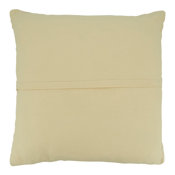 Woven Grey Stripe Poly Pillow