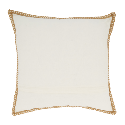 Blue Nautical Print Poly Filled Pillow