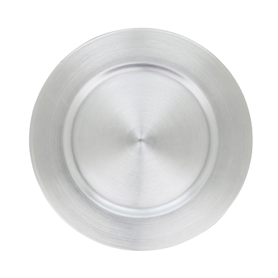 Classic Design Charger Plate - Silver