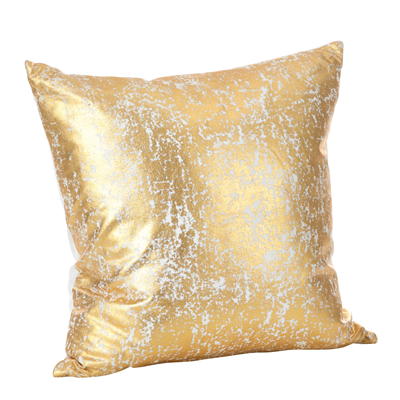 Metallic Gold Foil Print Down Filled Pillow