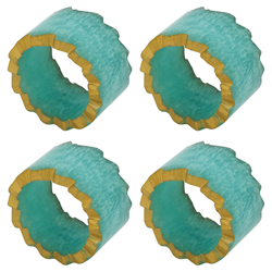 Resin Napkin Rings- set of 4