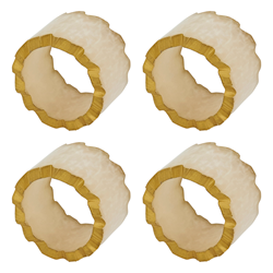 Resin Napkin Rings- set of 4