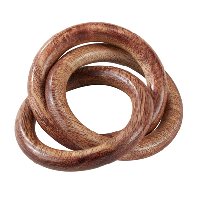Wooden Interlock Napkin Rings