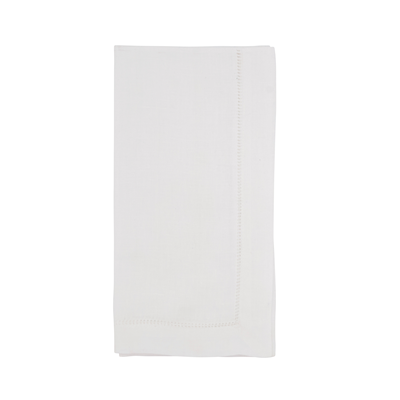 Hemstitched Napkins - White