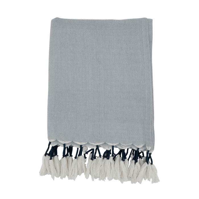 Tassel Chambray Throw
