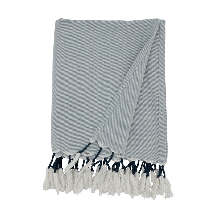 Tassel Chambray Throw