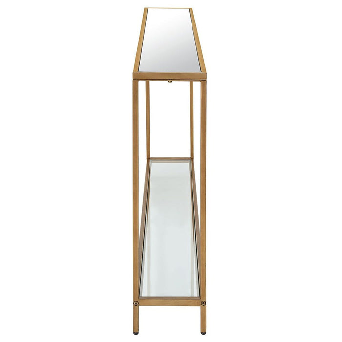 Narrow Gold Console