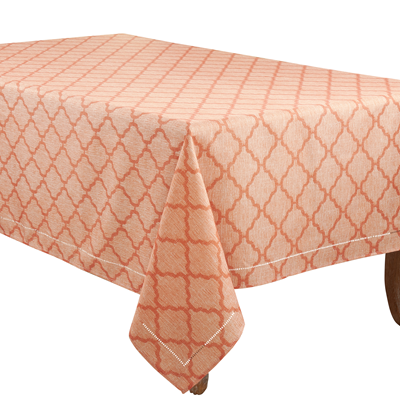 Moroccan Laser Cut Hemstitched Tablecloth