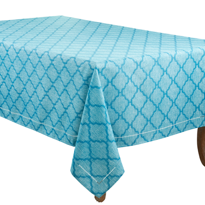 Moroccan Laser Cut Hemstitched Tablecloth